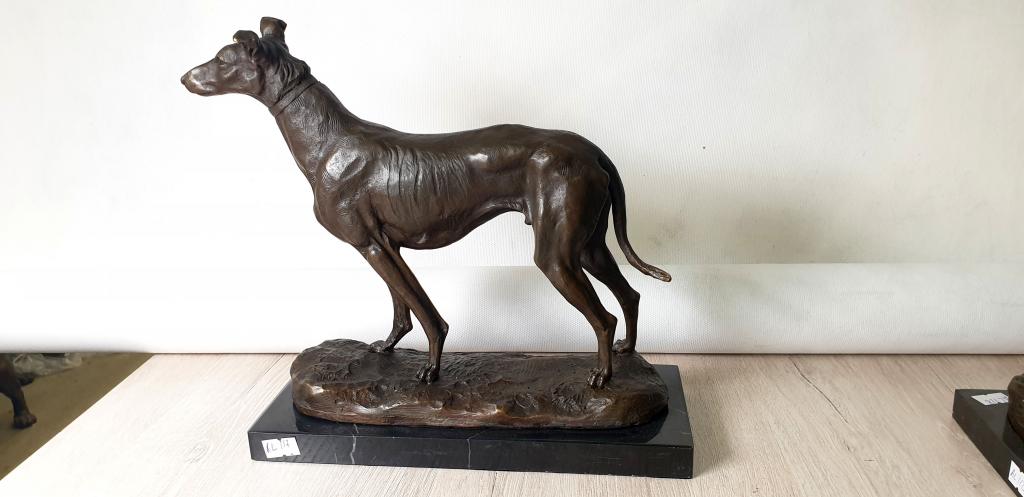 Борзая 117.Гонки. Охота. Бронза. Статуэтка. Животные.