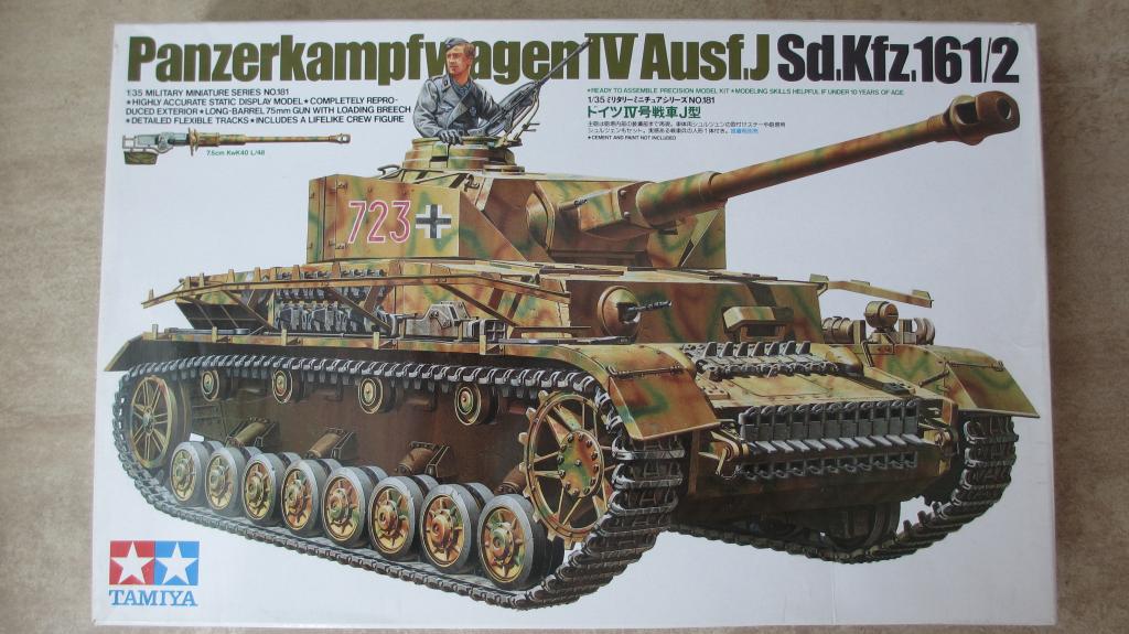 35181 TAMIYA Немецкий танк Panzerkampfwagen IV Ausf. J с фигурой танкиста (1:35), Модель для сборки