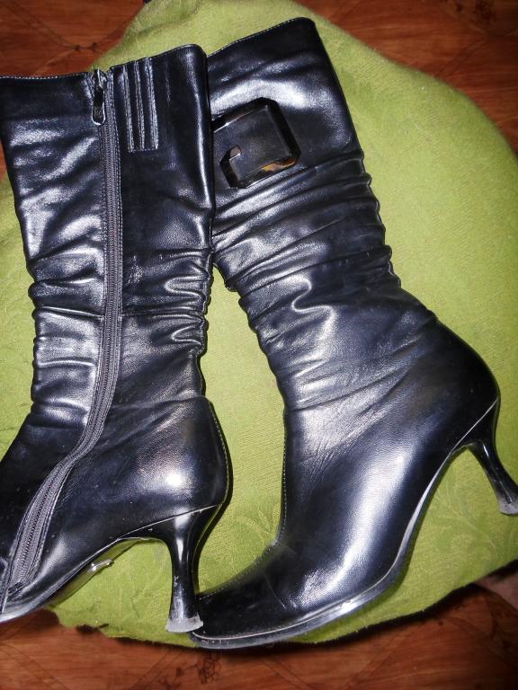 Сапоги женские,кожа,импорт
