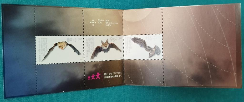 Германия 2019 Летучие мыши. Буклет. Чистые MNH **