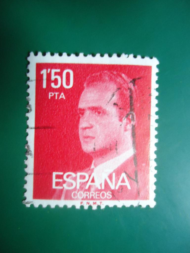 1976 г.  Испания  гаш. с клеем.