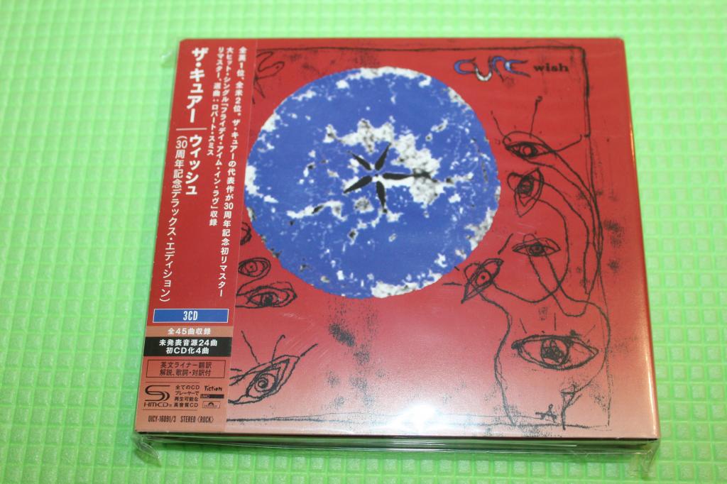 Cure / Wish 92 / Japan SHM 3CD Digipack