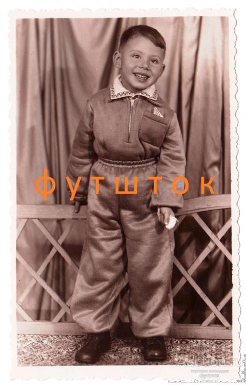 б// Фото Дети Мода Комбинезон Фотоателье СССР 1959 г. 8,5х14