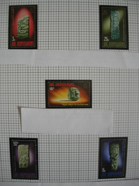 Британский Гондурас 1972 археология: артефакты    MNH