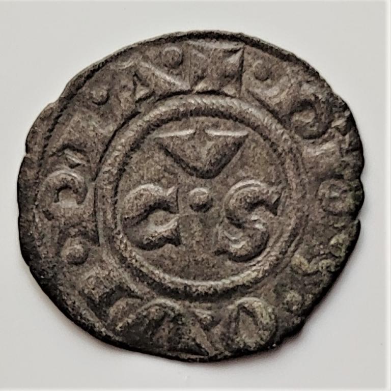 Италия Анкона денарий XIII век св. Иуда Квириак ЛЮКС денье