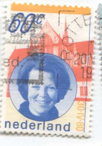 1980 Нидерланды Коронация королевы Беатрикс.гаш