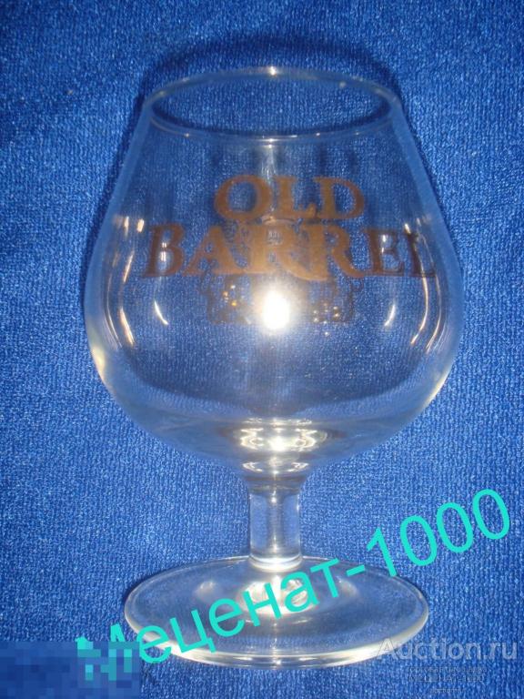 Пивной новый стеклянный бокал  фирмы OLD BARREL . ПИВНАЯ АТРИБУТИКА . Пиво . 