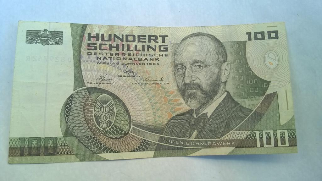 Австрия 100 крон 1984 XF (СПб)