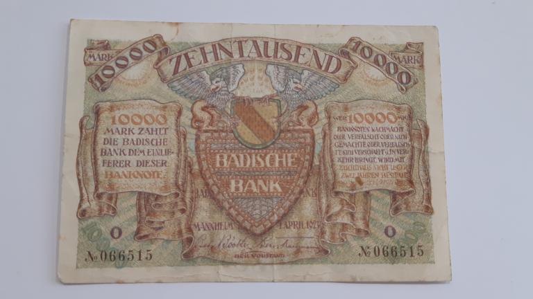 Купюра Банкнота Германия 10000 марок 1923   Состояние А 3