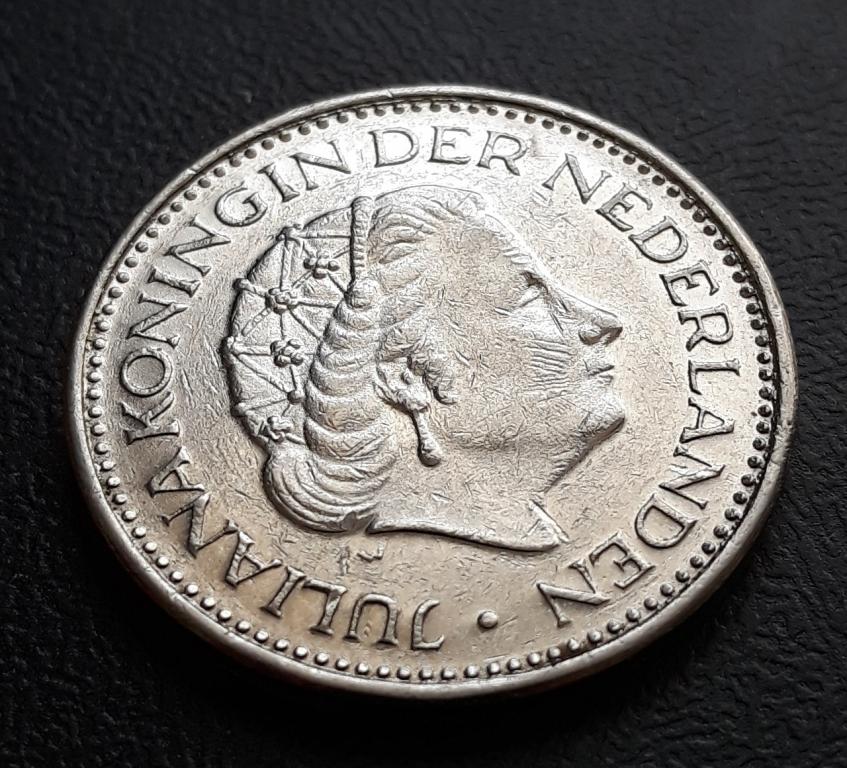 нидерланды 1 гульден 1977 г