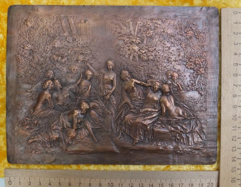 медная гальванопластика Гарем, Европа, 19 век