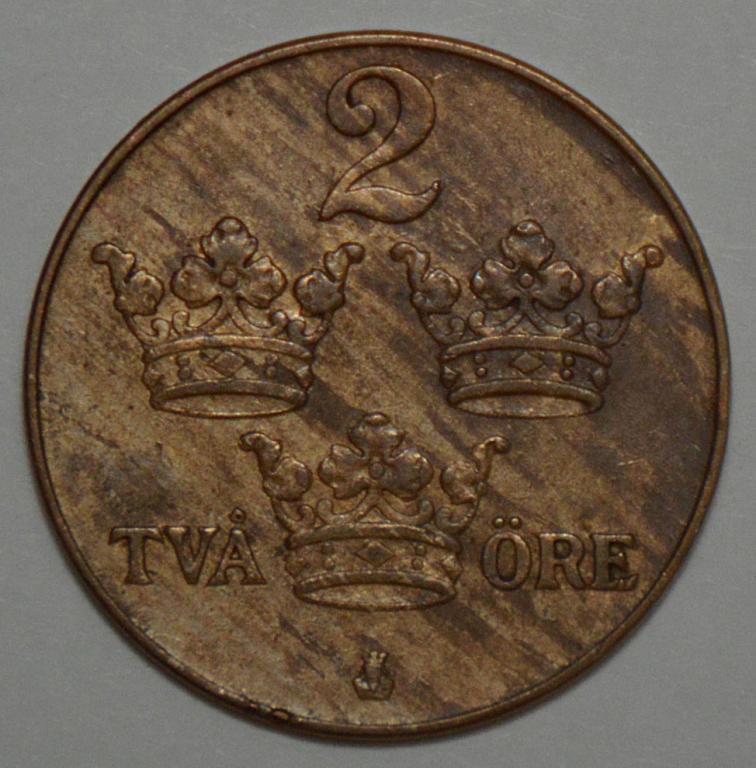 Швеция 2 эре оре 1938 (С33)