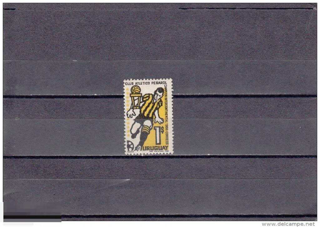 УРУГВАЙ 1968-1 СПОРТ ФУТБОЛ ФК ПЕНЬЯРОЛЬ 