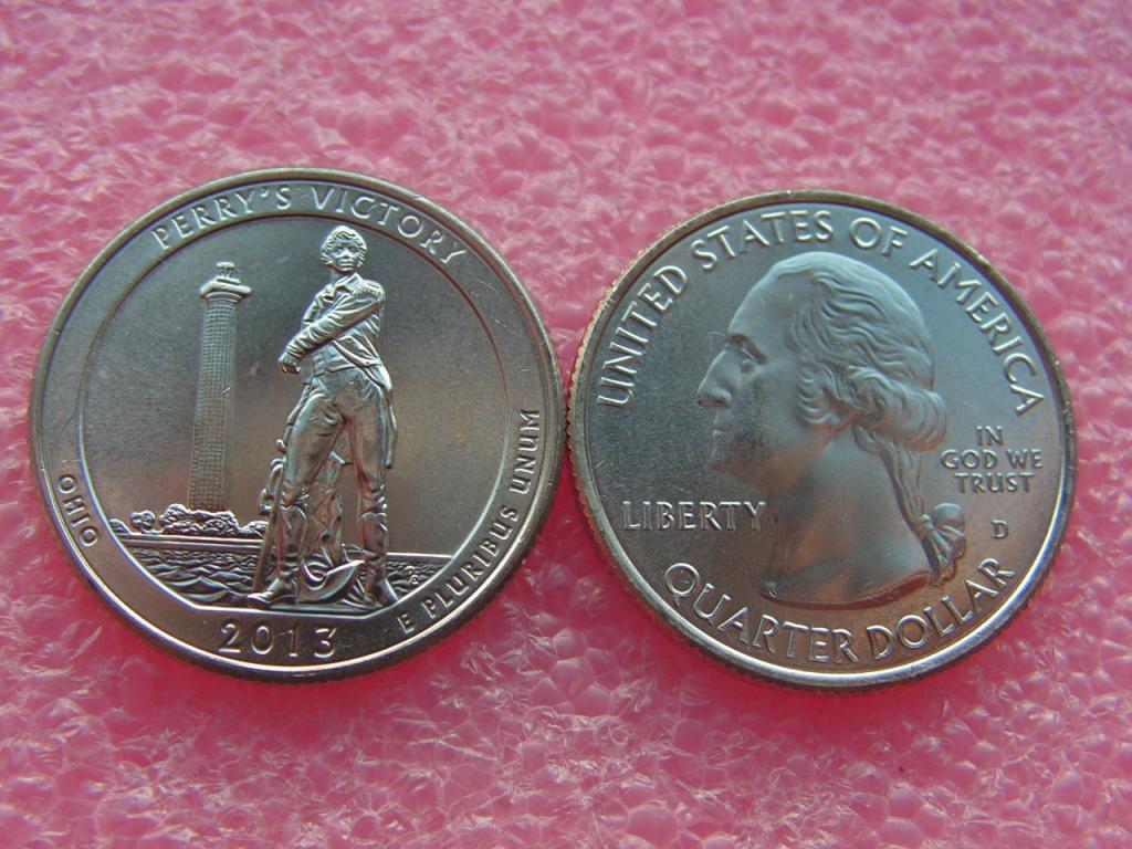 США 25 центов 2013 17 парк Огайо D unc / Perry*s Victory