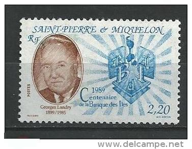 ПЬЕР МИКЕЛОН 1989 БАНК ВАЛЮТА ДЕНЬГИ МОНЕТЫ ЭМБЛЕМА 47 ПЕРСОНА 