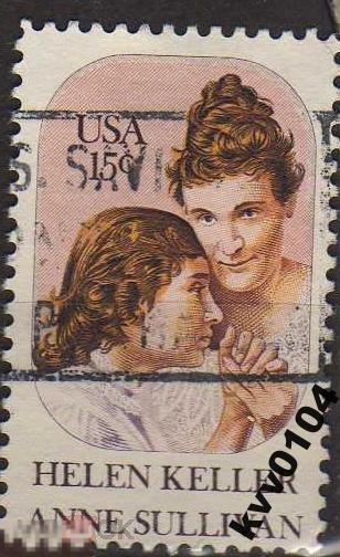 А.39 США 1980 ХЕЛЕН КЕЛЛЕР АННА САЛИВАН  ПИСАТЕЛЬ 