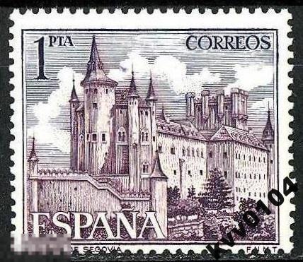 ИСПАНИЯ 1964 СЕГОВИЯ ЗАМОК ГОРОД АРХИТЕКТУРА 25 