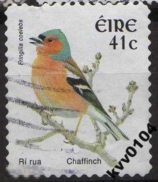 А.39 ИРЛАНДИЯ 2002 ПТИЦЫ ПТИЦА 