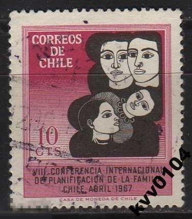 ЧИЛИ 1967 Sc# 362 СЕМЬЯ 