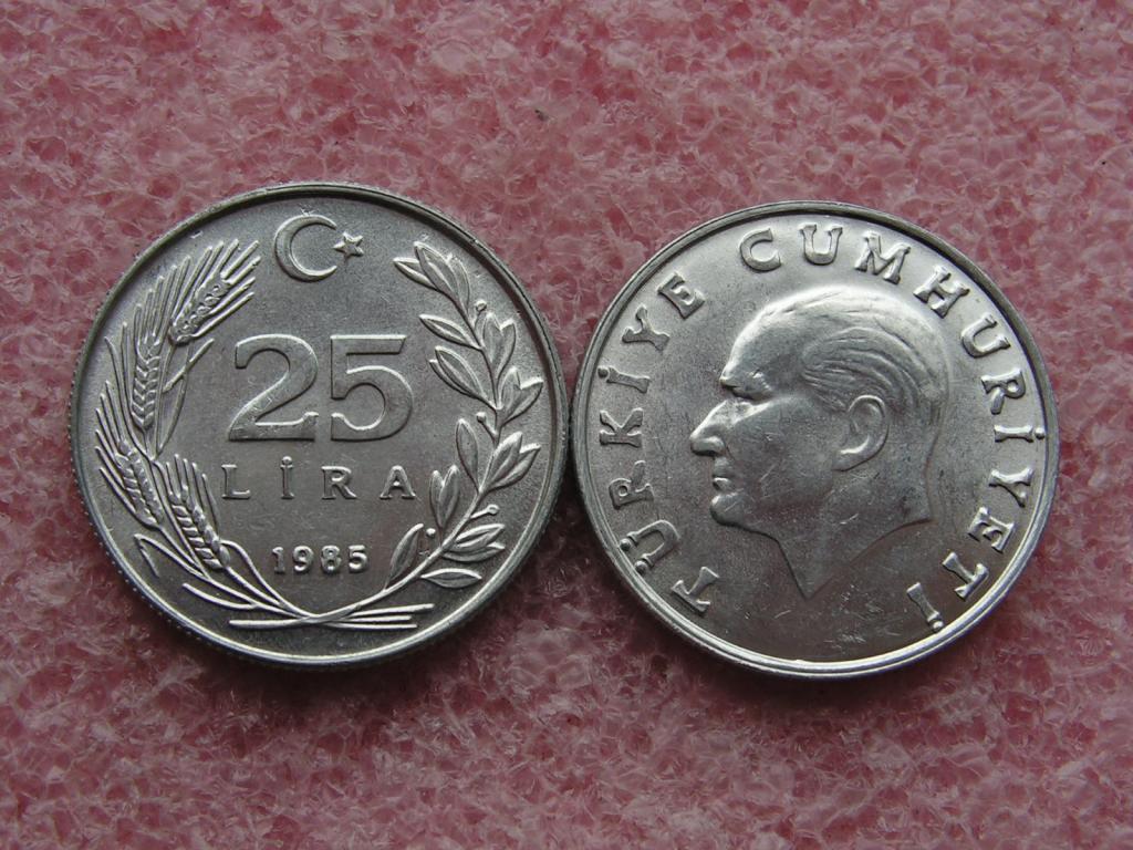 Турция 25 лир 1985 KM#975 unc