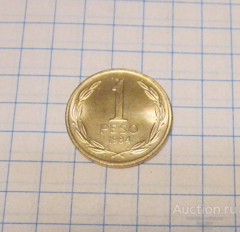 Чили 1 песо 1984 UNC 5098