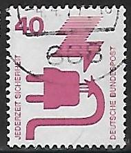ФРГ. 1972. Предотвращение несчастных случаев. Used.