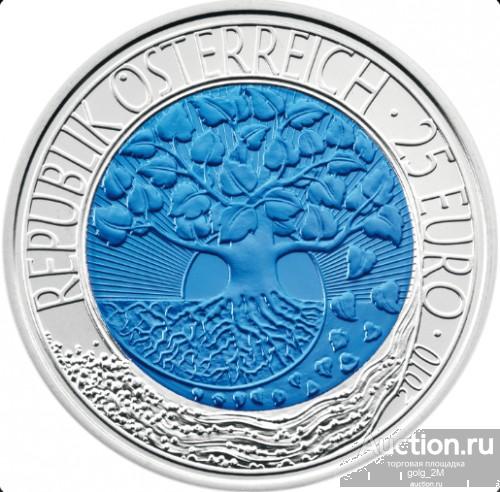 Австрия 25 евро 2010 г.  Оригинал. Отличная. UNC.