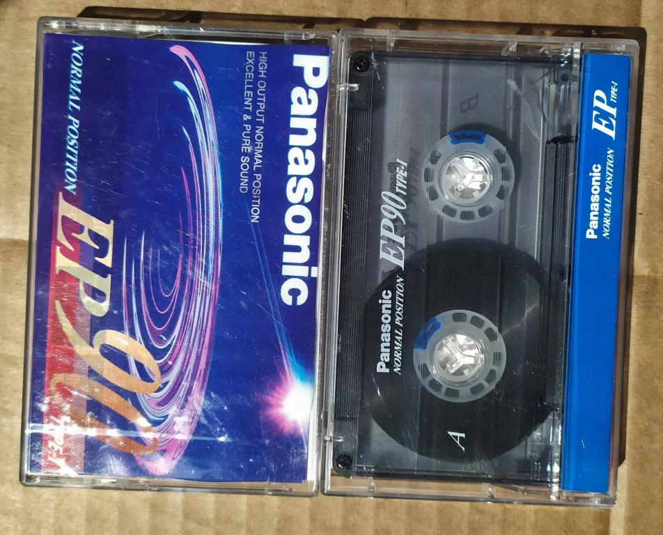 2 Аудио Кассеты PANASONIC EP 90 (модель 1994г) в отл.сост.