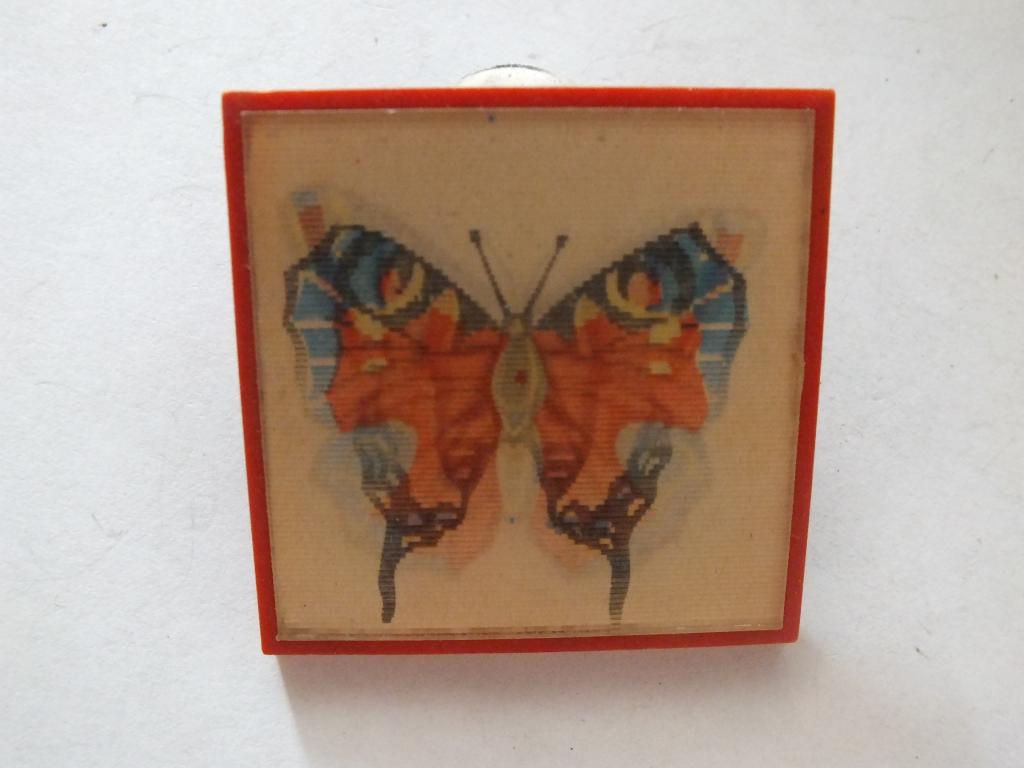 Значок Знак Геральдика и Другие Детский Бабочки  № 18