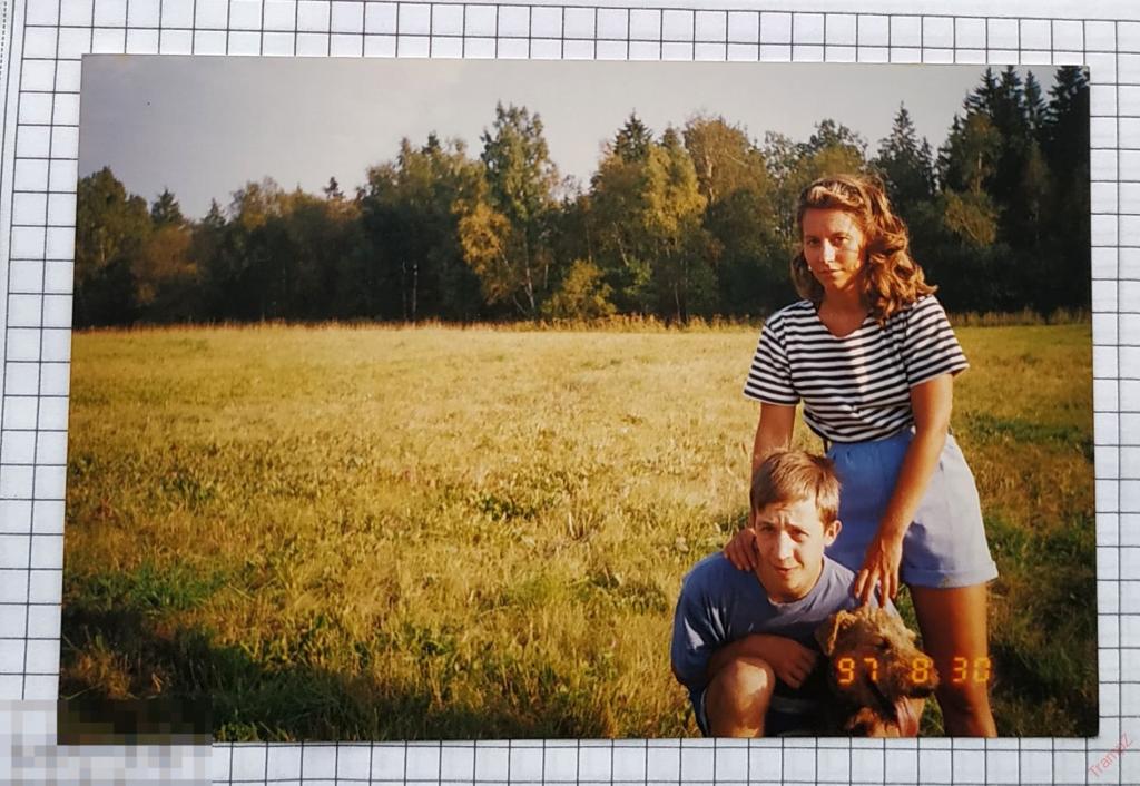 Фотография цветная парень и девушка, брат сестра, мода прическа #60 