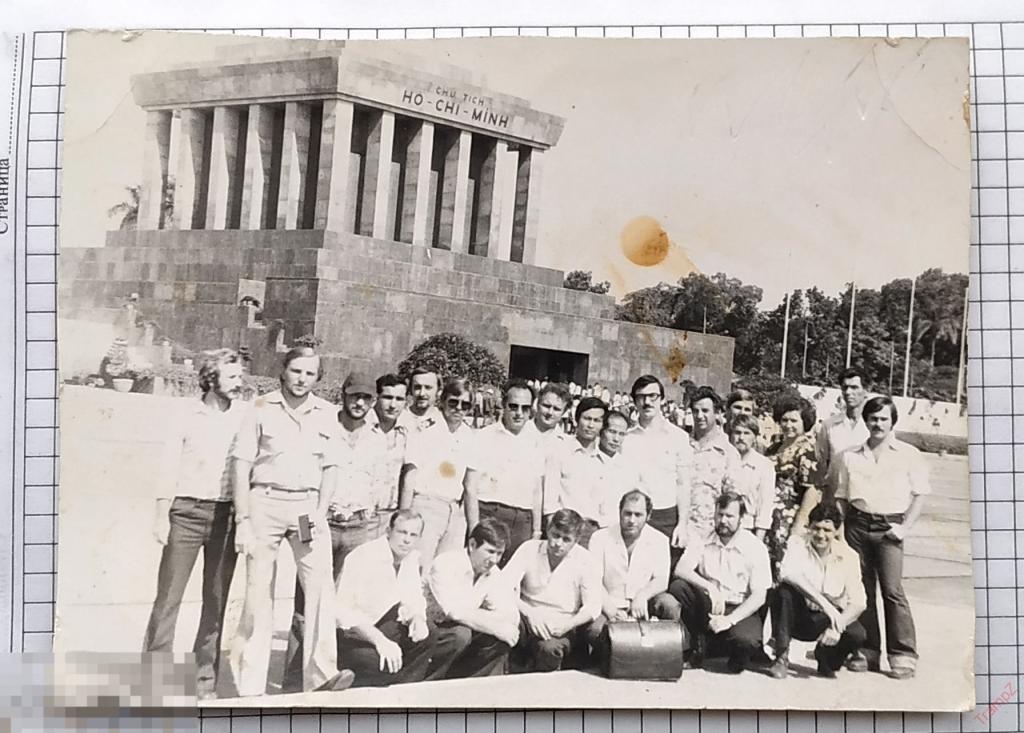 Фотография Вьетнам мавзолей Хо Ши Мина. советская делегация #63 