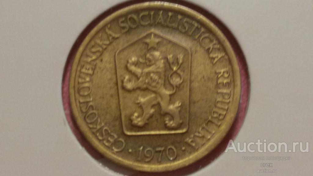 1 крона 1970 Чехословакия (холдер)