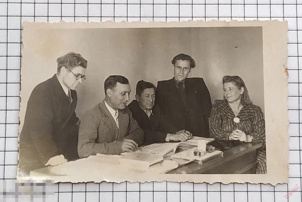 Фотография мужчины женщина. письменный прибор, чернильница #73 