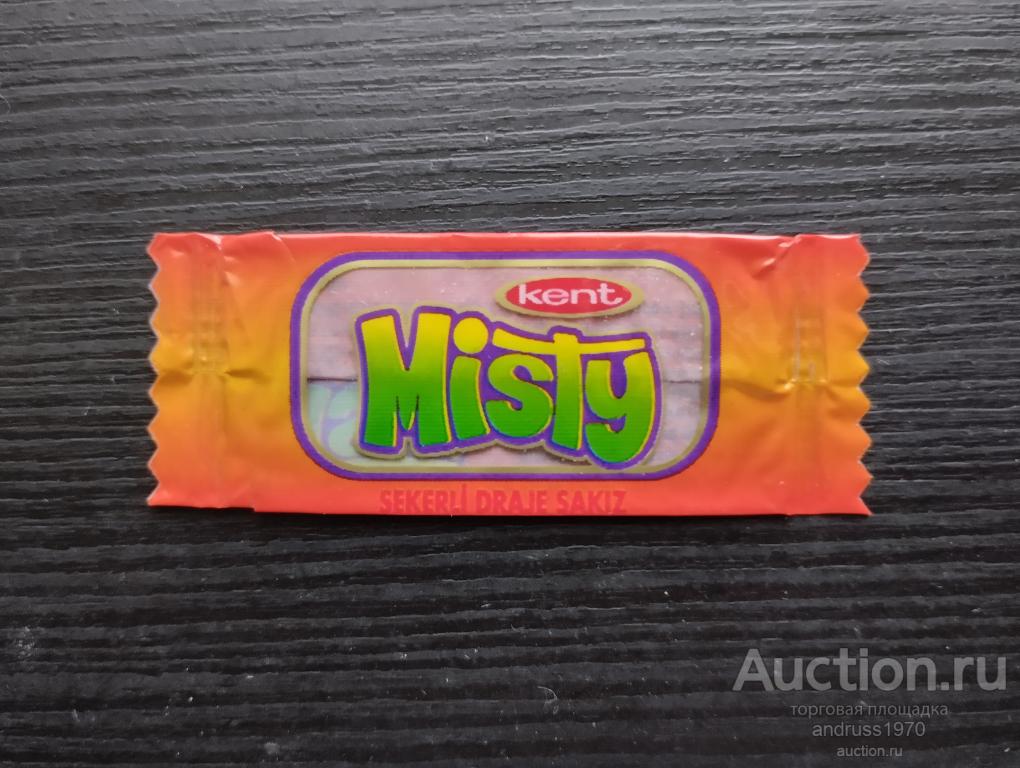 ОБЕРТКА ОТ ЖВАЧКИ  MISTY KENT. GUMA DO ZUCIA