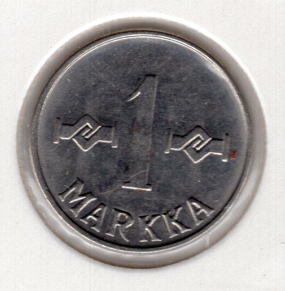 1 марка - Финляндия - 1962 - KM#36a