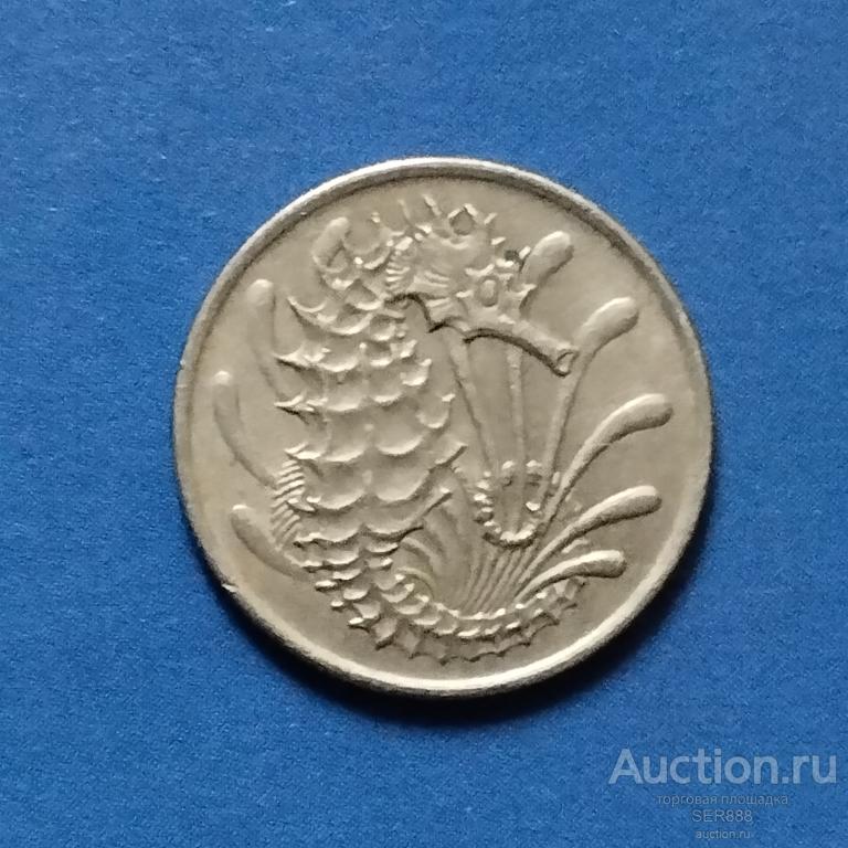 Сингапур 10 центов 1969 года/Республика Сингапур/НИЗКАЯ ЦЕНА!