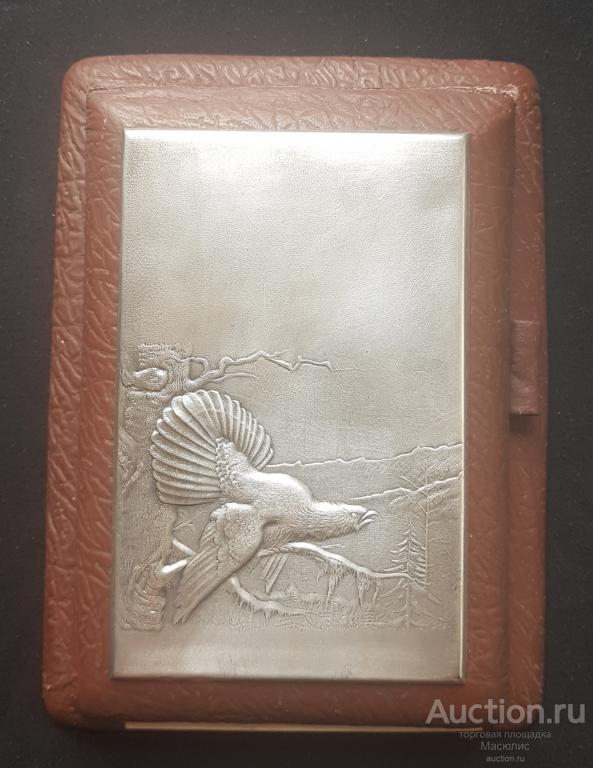 Блокнот настольный, мельхиор, 50-е годы