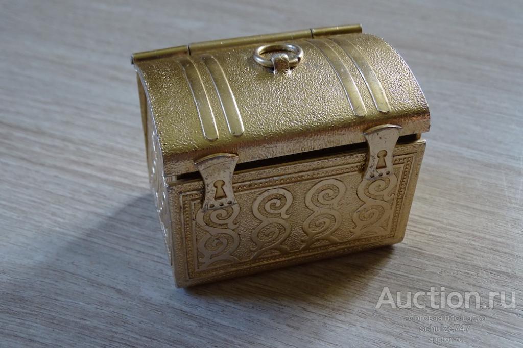 СУНДУК СУНДУЧОК СУВЕНИР ПОД ЮВЕЛИРКУ СССР АЛЮМИНИЙ В КОЛЛЕКЦИЮ!!
