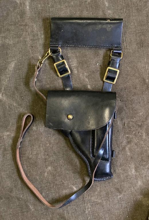 Кобура на подвесе для ПМ ( Макаров ) + тренчик , 80-е годы СССР