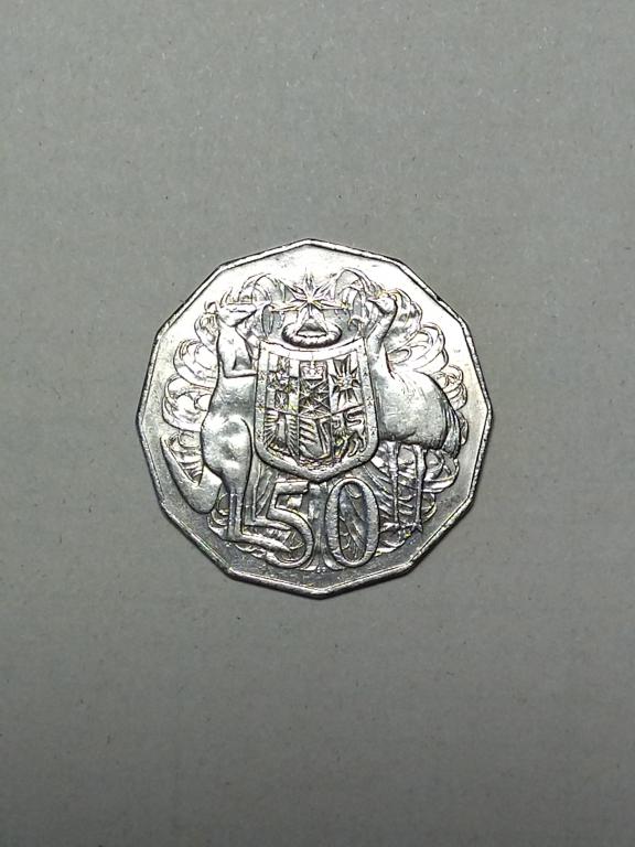 Австралия. 50 центов 1975 года.