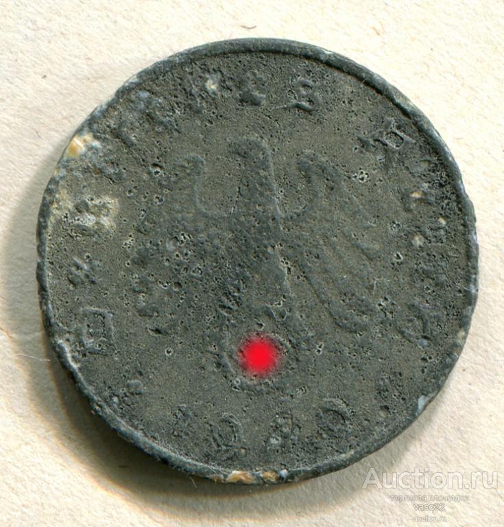 Рейх 10 пфеннигов 1940 год