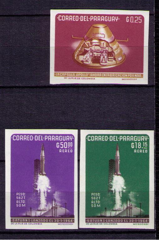 Парагвай 1964 Космос БЗ MNH**