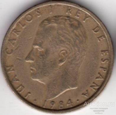 Испания 100 песет 1984 года