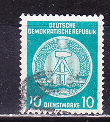 ГДР, гаш, 1957-60 г, с ВЗ, бумага с волокнами