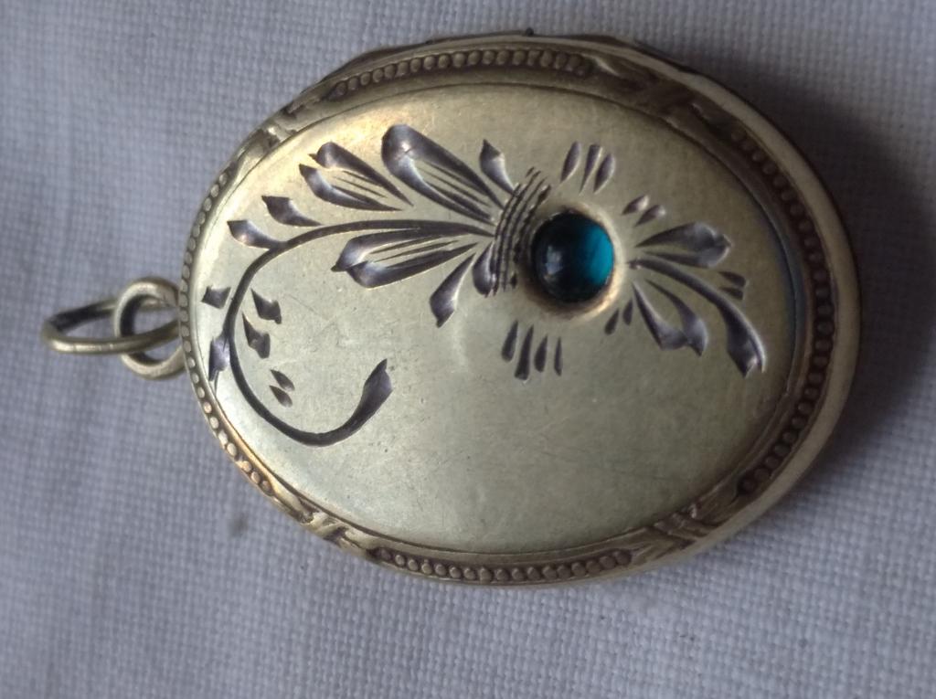 Кулон, подвеска, локет. Серебро 875пр.