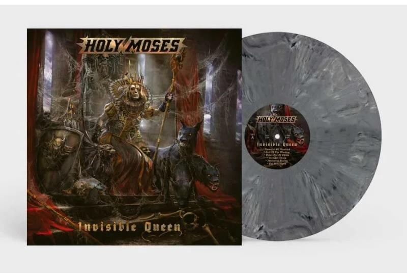 HOLY MOSES - Invisible Queen (2023, LP) LTD 500 (!!!) White black marbled vinyl