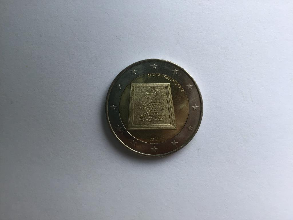 Республика 1974 года_Мальта_2 евро