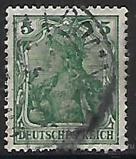 Германия. Германская империя. 1905. Германия. Гашение.