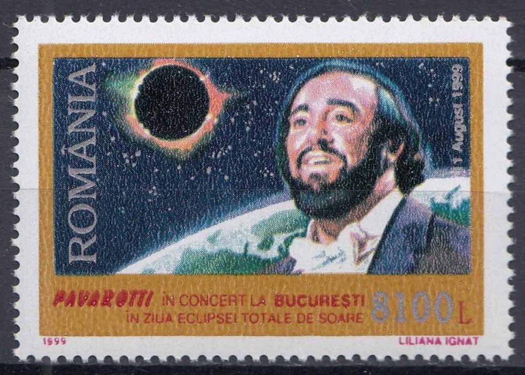 Румыния, 1999, Музыка, Опера, Паваротти