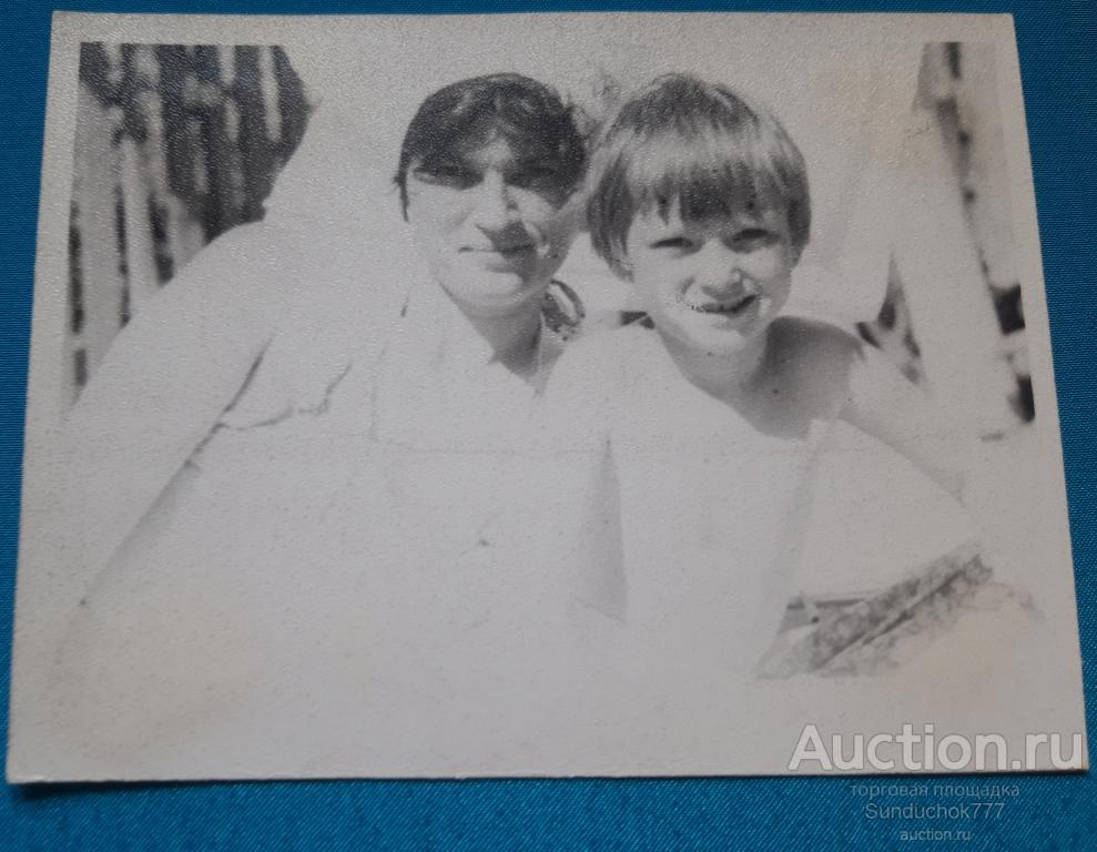 Девушка с Ребёнком. Советские Дети на фото. 9,5 х 13 см.
